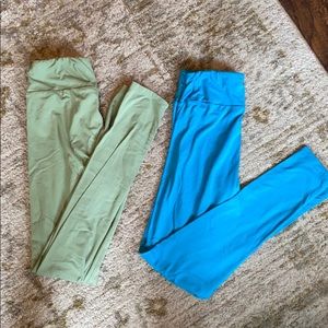Two pairs of Lularoe leggings